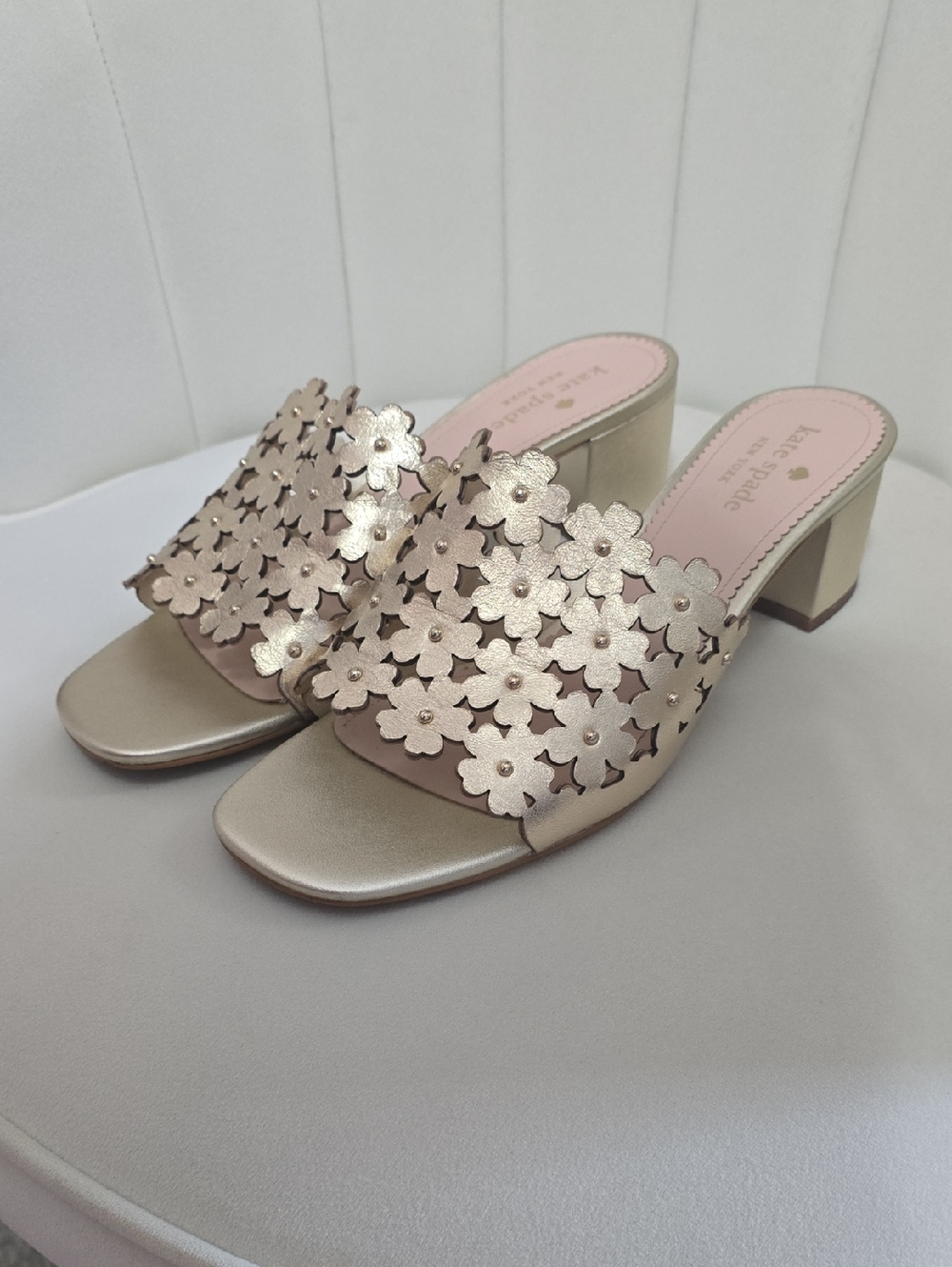 Kate Spade Daisy Heeled Mule Sandals